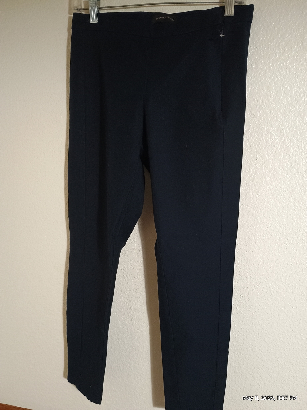 Banana Republic Navy Straight-Leg Pants